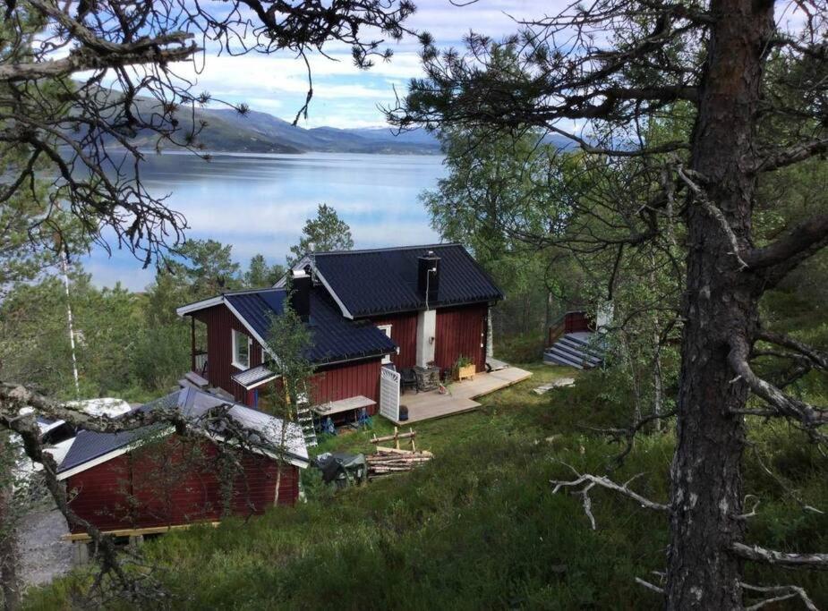 Cozy Cabin With A Great View Skamdal Экстерьер фото